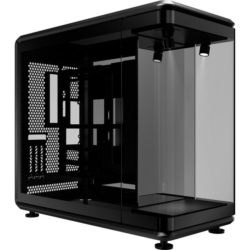 Load image into Gallery viewer, Cooler master masterframe 360 panorama showcase behuizing (zwart | 2x usb-a | 1x usb-c | rgb | tempered glass)
