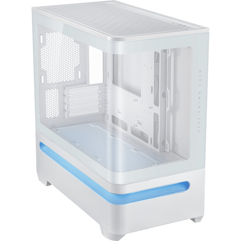 Afbeelding laden in galerijviewer, Asus prime ap202 midi tower behuizing (wit | 2x usb-a | 1x usb-c | rgb | tempered glass)
