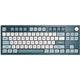 Montech mkey freedom tkl rgb mechanisch toetsenbord (donkerblauw, us lay-out (qwerty), gateron g pro brown, 80% (tkl), hot-swappable, rgb, pbt)