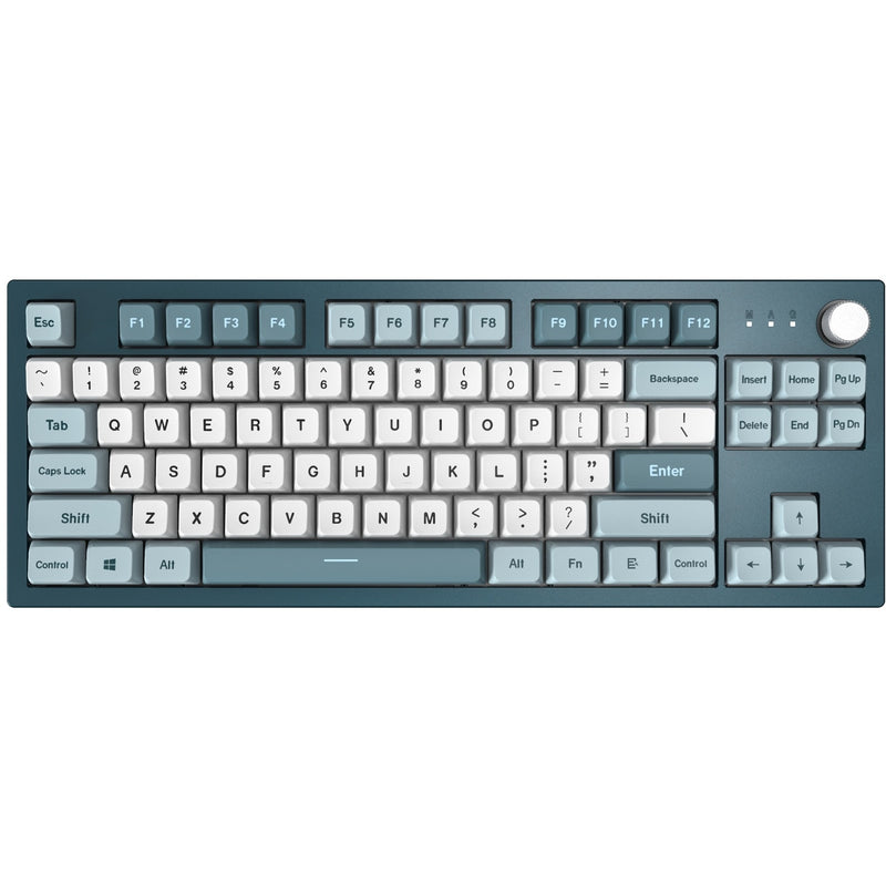 Load image into Gallery viewer, Montech mkey freedom tkl rgb mechanisch toetsenbord (donkerblauw, us lay-out (qwerty), gateron g pro brown, 80% (tkl) , hot-swappable, rgb, pbt)
