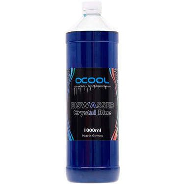 Alphacool eiswasser crystal blue uv-actief koelmiddel (blauw, 1000 ml)