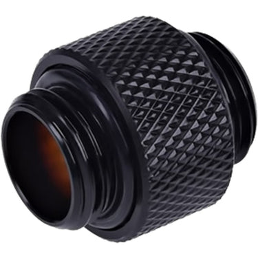Alphacool hf dubbele nippel g1 4 buitendraad naar g1 4 buitendraad 10 mm reserveonderdeel (zwart)
