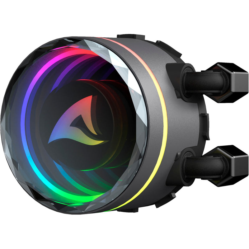 Load image into Gallery viewer, Sharkoon s80 rgb waterkoeling (zwart, 4-pins pwm fan-connector)

