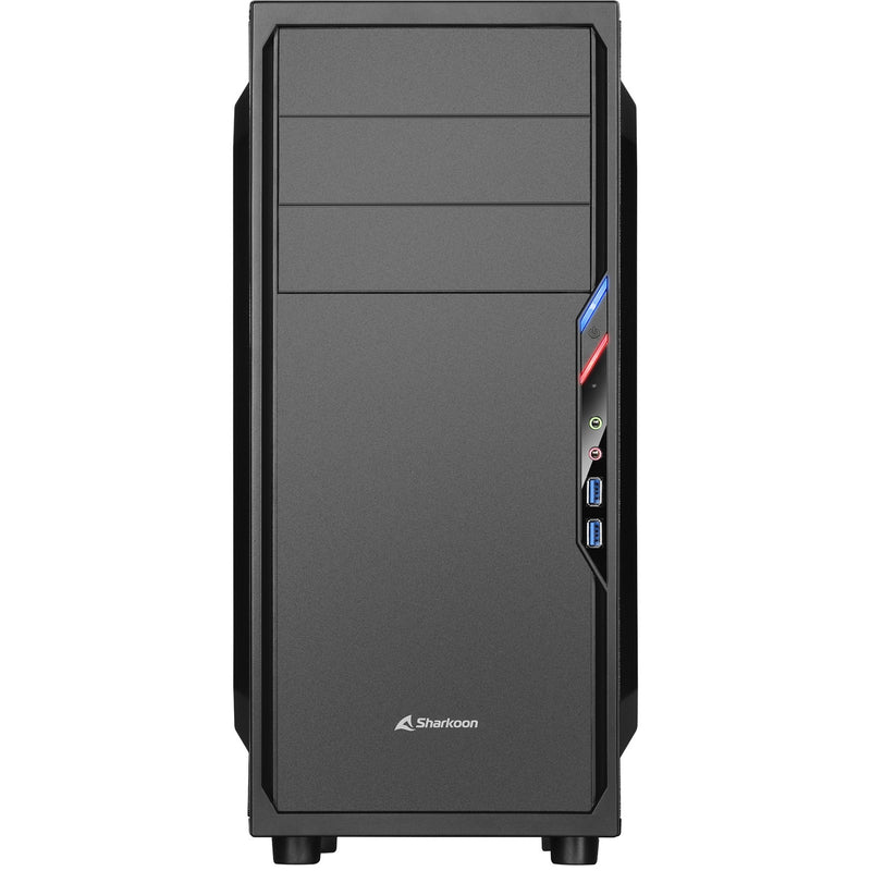 Load image into Gallery viewer, Sharkoon vs4-v midi tower behuizing (zwart | 2x usb-a)
