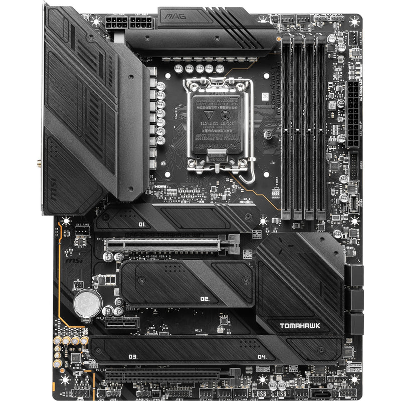 Load image into Gallery viewer, Msi mag z790 tomahawk wifi socket 1700 moederbord (zwart, raid, 2.5 gb-lan, wi-fi 6e, bt, sound, atx)
