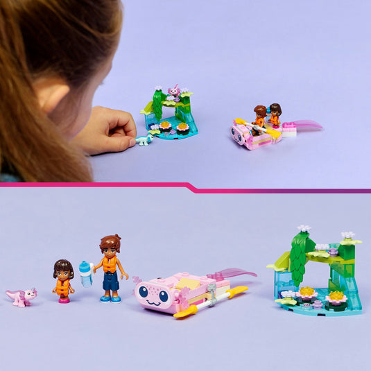 Lego friends axolotl avontuur boot bouwset - speelgoed - 42681