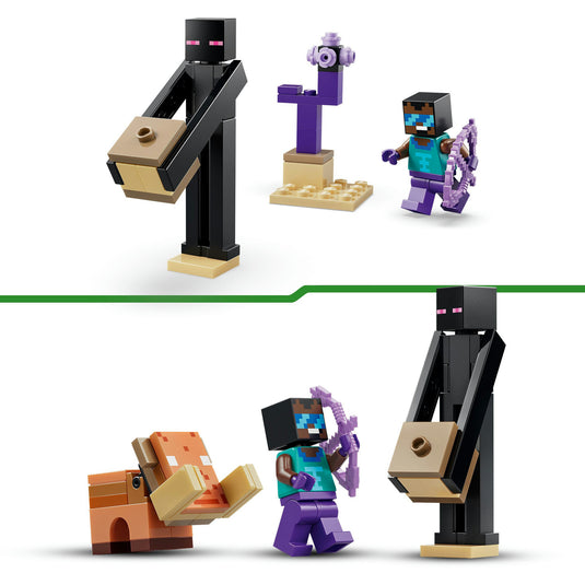 Lego minecraft 21584 reis naar de nether en het end-portaal