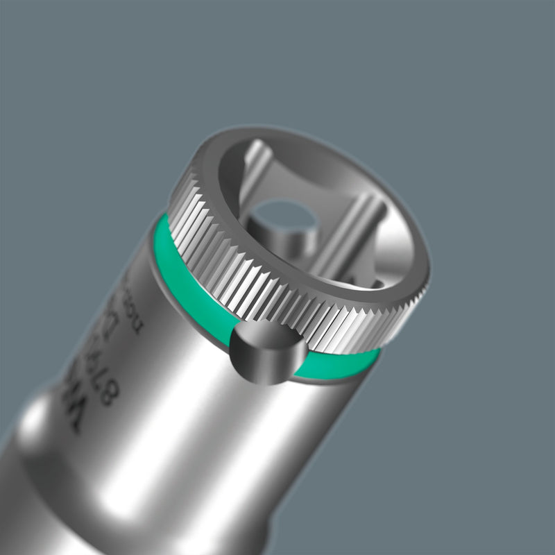 Load image into Gallery viewer, Wera belt b deep 1 doppen set, met 3 8 -aandrijving, 9‑delig dopsleutel (zwart)
