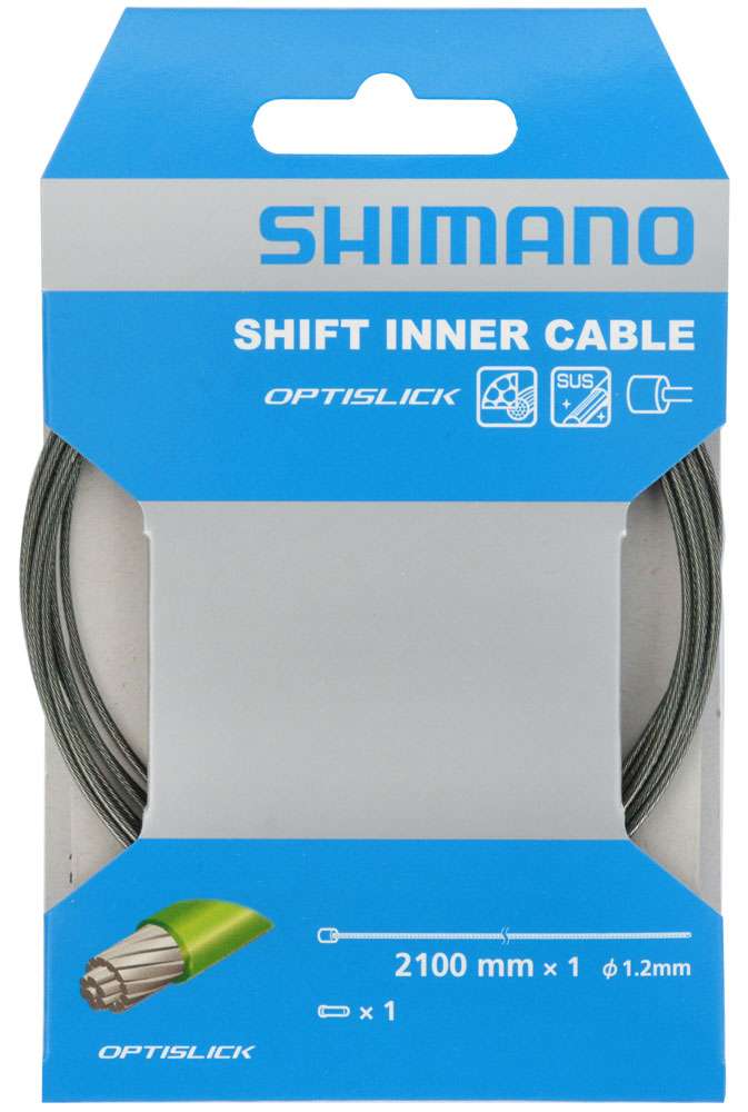 Load image into Gallery viewer, Shimano optislick shift inner cable 1.2mm x 2100mm
