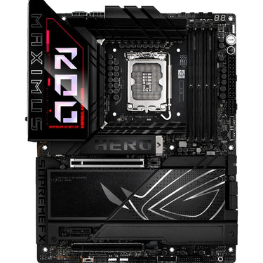 Asus rog maximus z890 hero socket 1851 moederbord (zwart, raid, 2.5gb-lan, 5gb-lan, wi-fi 7, bt, sound, atx)
