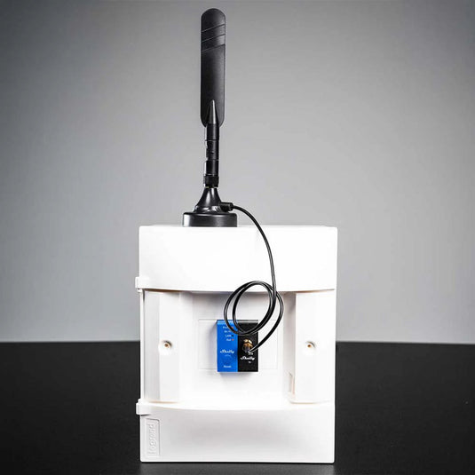 Shelly pro lora add-on uitbreidingsmodule (zwart)