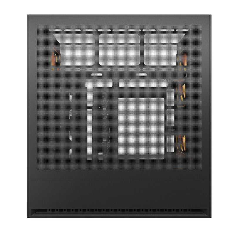 Load image into Gallery viewer, Cougar omnyx midi tower behuizing (zwart | 4x usb-a | 2x usb-c | tempered glass)
