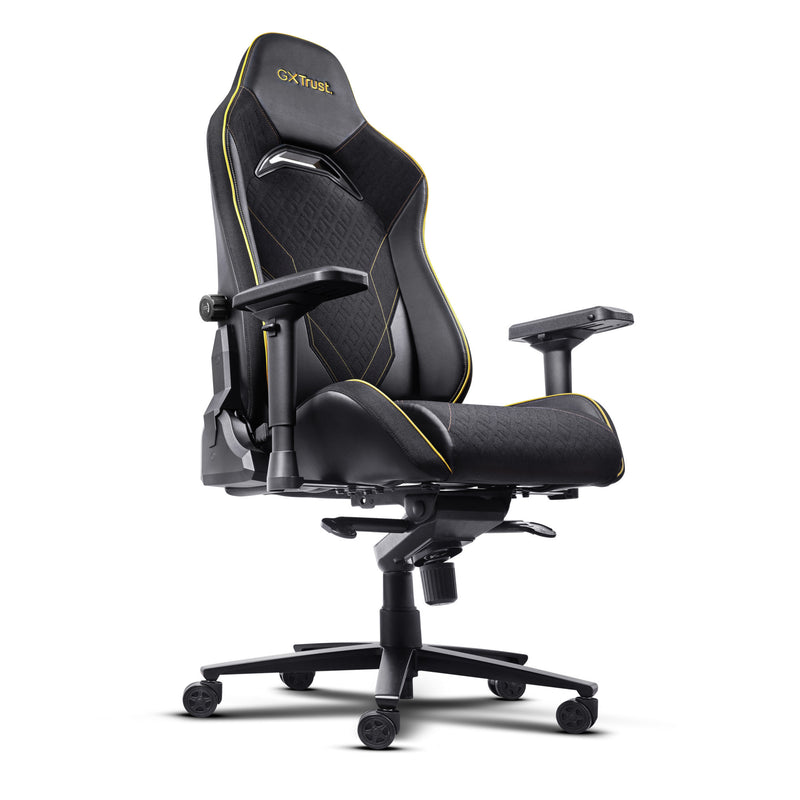 Load image into Gallery viewer, Trust gxt 721 ruya pro premium comfortabele gaming stoel (zwart geel)
