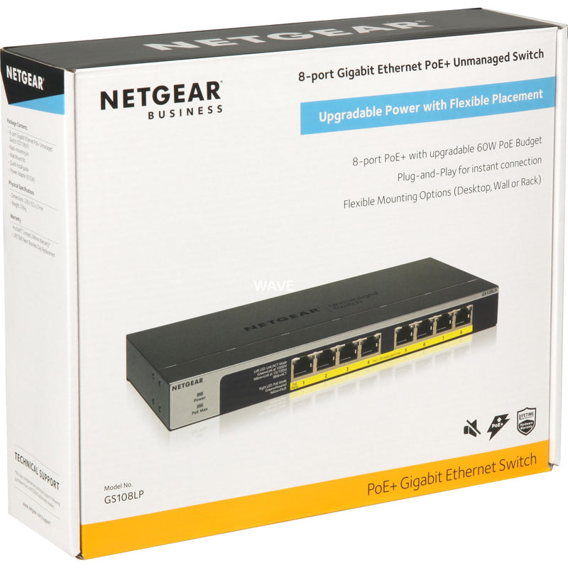 Load image into Gallery viewer, Netgear gs108lp switch
