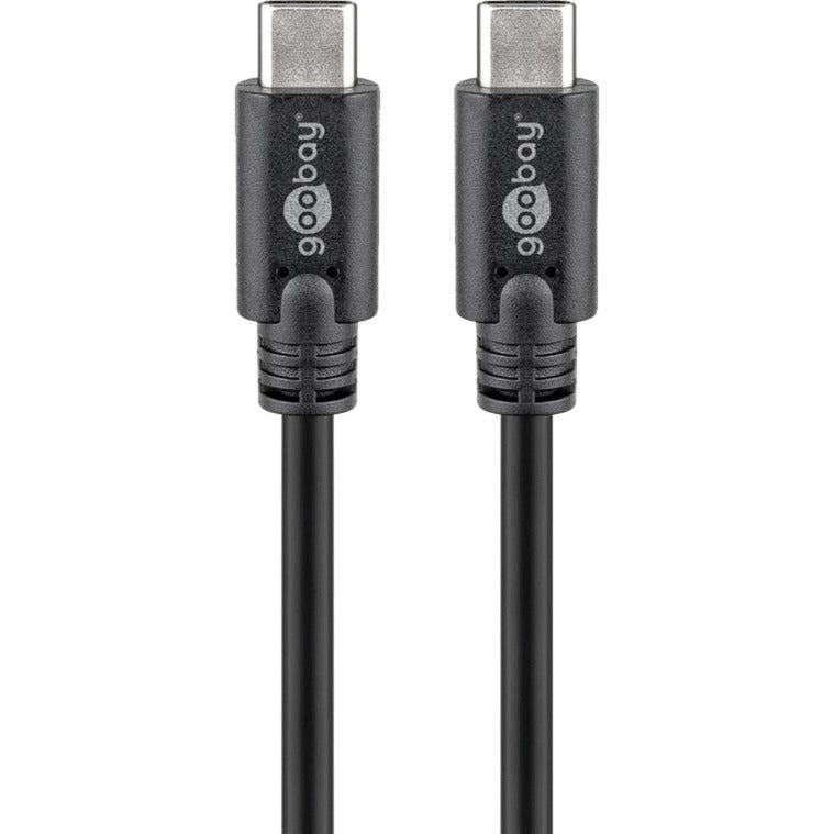 Load image into Gallery viewer, Goobay sync charge super speed usb-c kabel (zwart, 3 meter)
