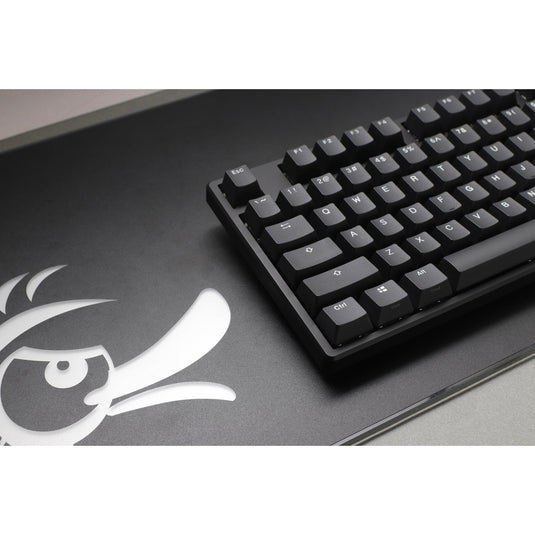 Ducky origin phantom black, toetsenbord (zwart, us lay-out, cherry mx blue, hot swap, pbt double-shot keycaps)