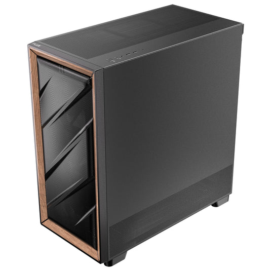 Antec flux se midi tower behuizing (zwart | 2x usb-a | 1x usb-c)