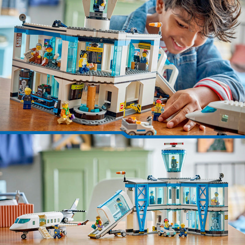 Load image into Gallery viewer, Lego city 60502 luchthaven met vliegtuig
