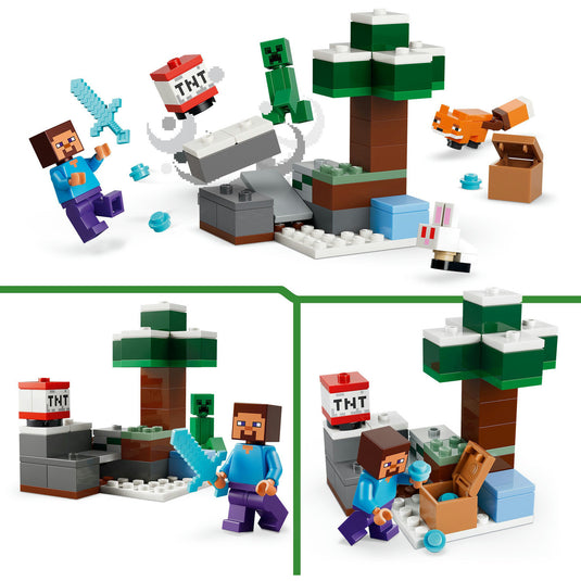 Lego minecraft 21583 steves taiga-avontuur