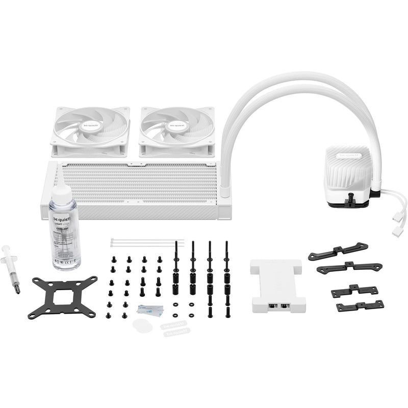 Load image into Gallery viewer, Be quiet! light loop 240 argb waterkoeling (wit, 4-pins pwm fan-connector)
