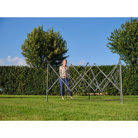 Coleman fastpitch onepush shelter l paviljoen (turquoise grijs, 4 x 4 m)