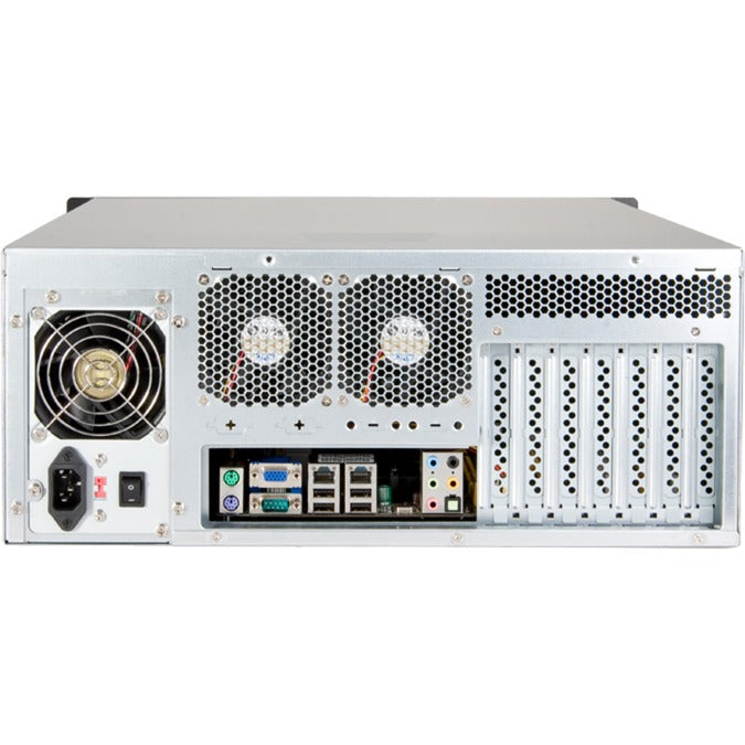 Load image into Gallery viewer, Chenbro rm42300 rack behuizing (zwart zilver | 2x usb-a 3.2 (5 gbit s))
