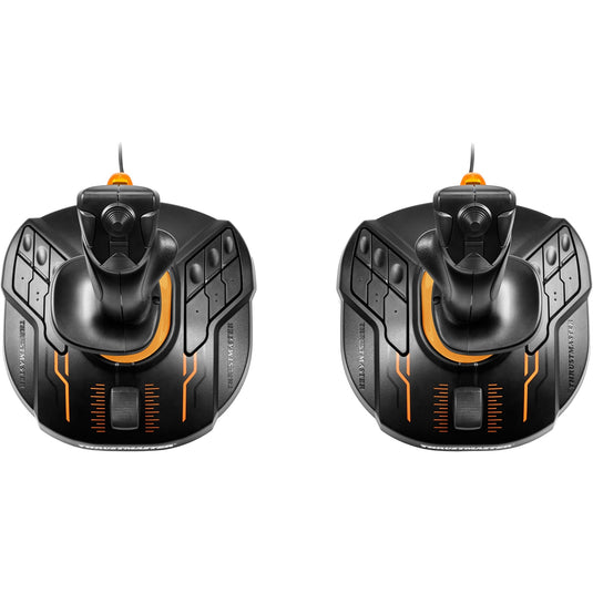 Thrustmaster t.16000m fcs space sim duo joystick (zwart oranje, pc)