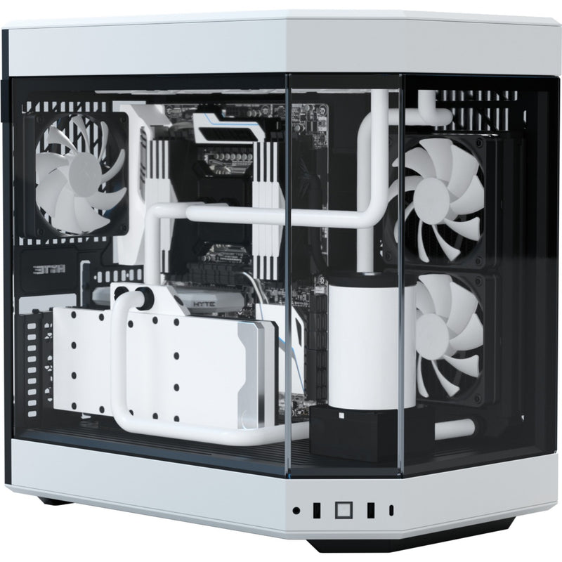 Load image into Gallery viewer, Hyte y60 midi tower behuizing (wit zwart | 3x usb-a | tempered glass)
