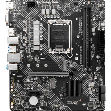 Msi pro h610m-g ddr4 socket 1700 moederbord (gb-lan, sound, µatx)