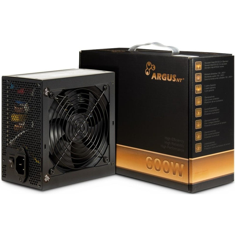 Load image into Gallery viewer, Inter-tech argus bps-600 600 watt voeding (zwart, 4x pcie)
