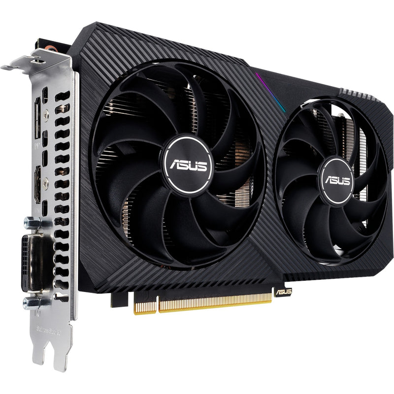 Load image into Gallery viewer, Asus geforce rtx 3050 dual v2 8gb gddr6 grafische kaart (lite hash rate, 1x displayport, 1x hdmi 2.1, dvi-d)
