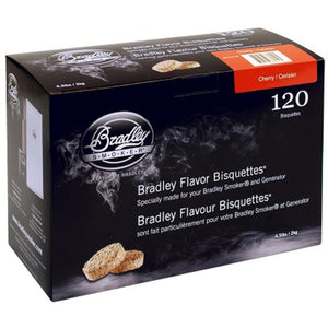 Bradley cherry wood briketten rookhout (120 stuks)
