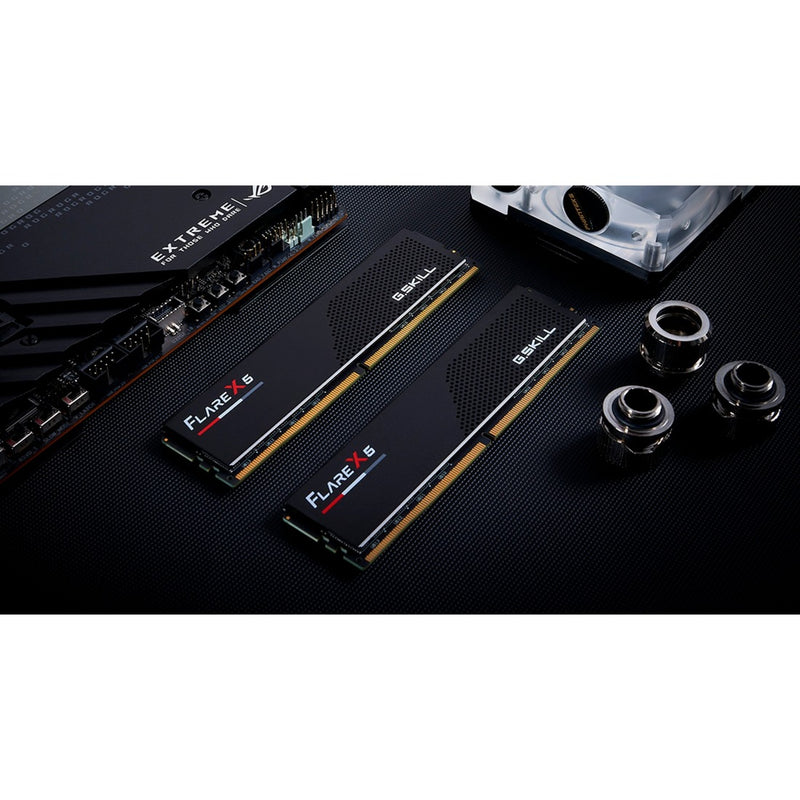 Load image into Gallery viewer, G.skill 64 gb ddr5-6000 (2x 32 gb) kit werkgeheugen (zwart, f5-6000j3040g32gx2-fx5, flare x5, expo)
