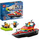 Lego city reddingsboot brand speelgoed voor kinderen - 60373