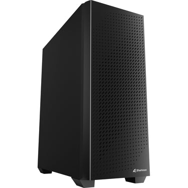 Sharkoon vs9 black midi tower behuizing (zwart | 3x usb-a)
