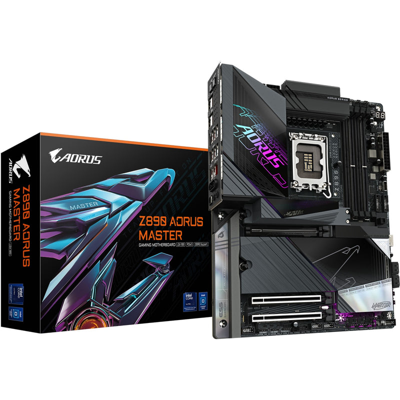 Load image into Gallery viewer, Gigabyte z890 aorus master socket 1851 moederbord (raid, 10gb-lan, wi-fi 7, bt, sound, atx)
