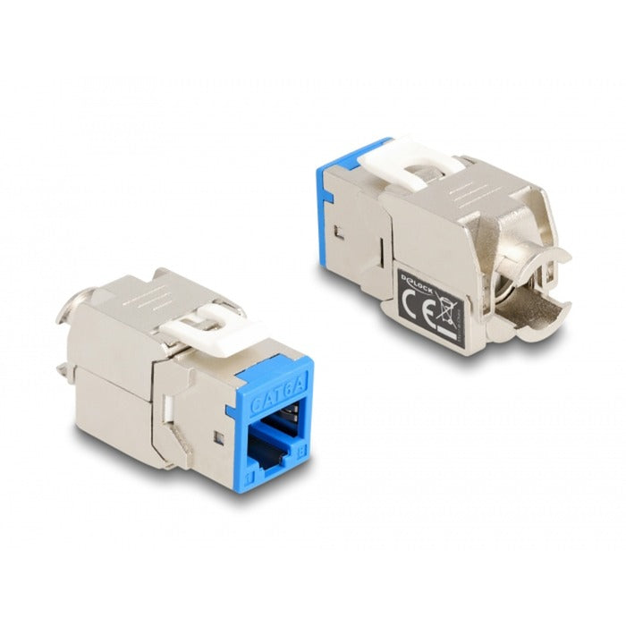 Load image into Gallery viewer, Delock rj45 jack > lsa cat 6a toolfree keystone module (meerkleurig, 8 stuks)
