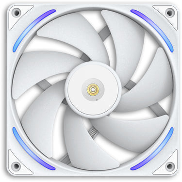 Nzxt f140x rgb case fan (wit, 140 x 140 x 30 mm, pwm)