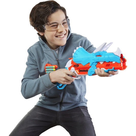 Hasbro nerf nerf dinosquad tricerablast