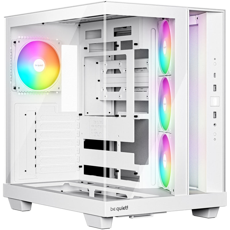 Load image into Gallery viewer, Be quiet! light base 500 lx midi tower behuizing (wit | 2x usb-a | 1x usb-c | rgb | window)
