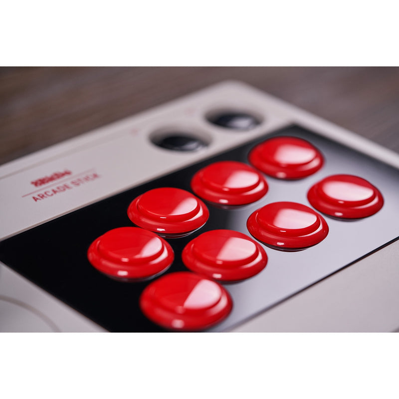 Load image into Gallery viewer, 8bitdo arcade stick joystick (grijs, switch 1, switch 2, pc, bluetooth 2.4g usb-c)
