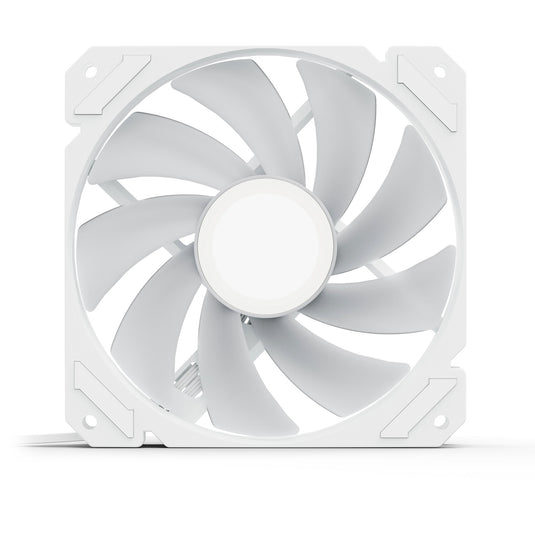 Sharkoon shark mirror rgb pwm case fan (wit, 120 x 120 x 25 mm)