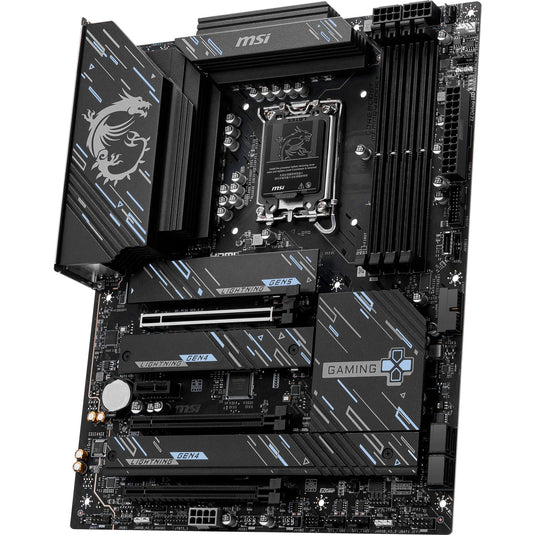 Msi z890 gaming plus wifi socket 1851 moederbord (zwart, raid, 5gb-lan, wlan, bt, sound, atx)