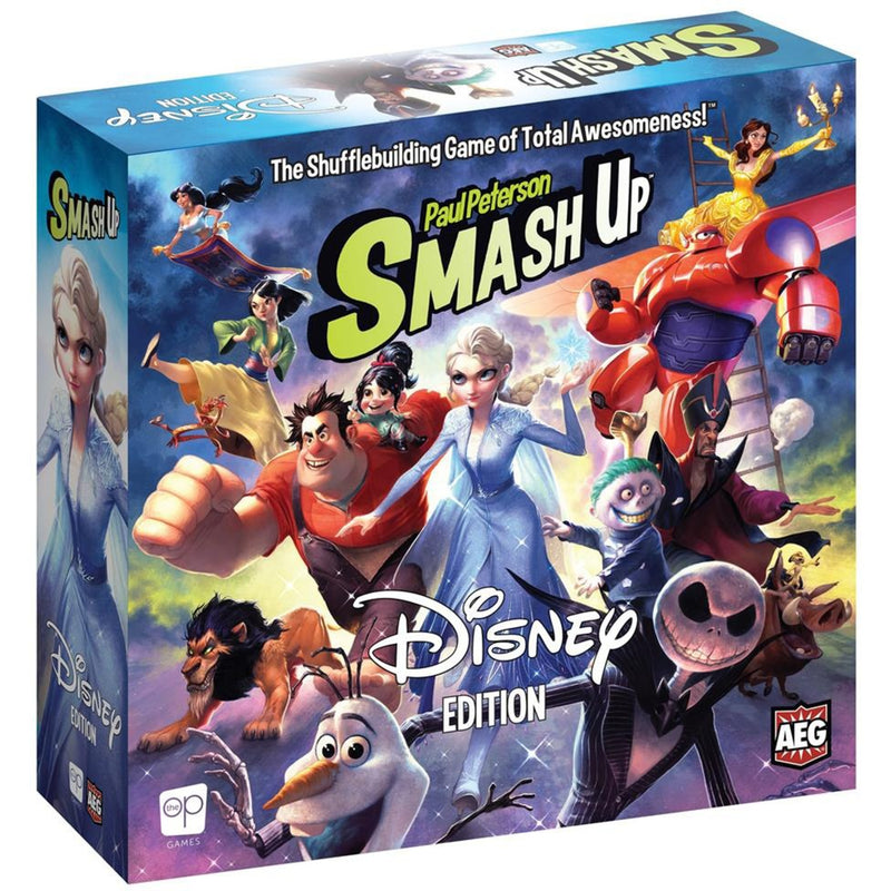 Load image into Gallery viewer, Disney european player network smash up: edition kaartspel (engels, 2 spelers, 30 - 45 minuten, vanaf 14 jaar)
