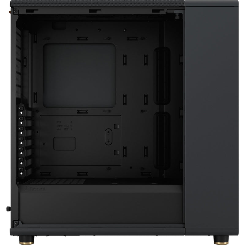 Load image into Gallery viewer, Fractal design north midi tower behuizing (zwart houtkleur | 2x usb-a | 1x usb-c | tempered glass)
