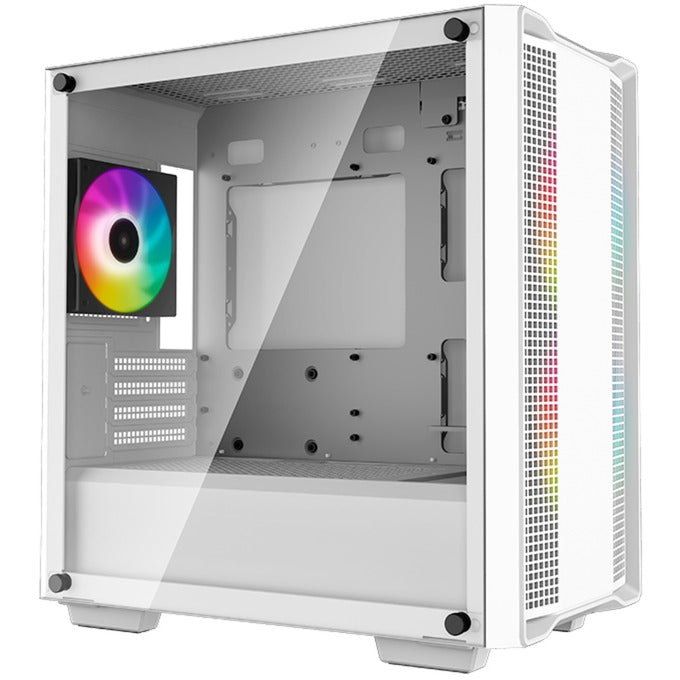 Load image into Gallery viewer, Deepcool cc360 argb midi tower behuizing (wit | 2x usb-a | rgb | tempered glass)
