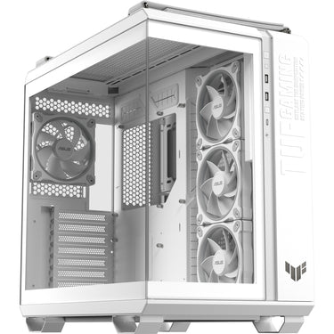 Asus tuf gaming gt502 horizon argb midi tower behuizing (wit | 3x usb-a | 1x usb-c | tempered glass)