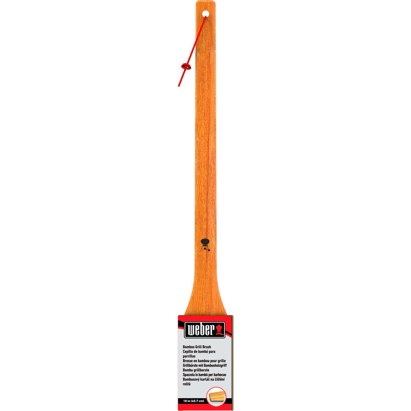 Load image into Gallery viewer, Weber reinigingsborstel - bamboe grillreinigingsborstel (45 cm)
