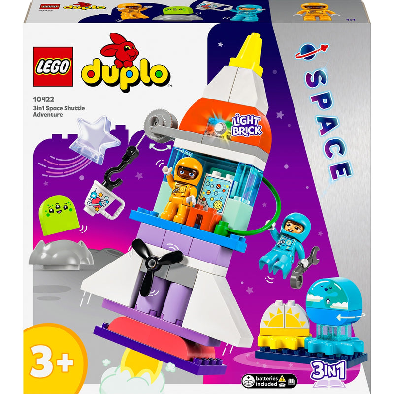 Load image into Gallery viewer, Lego duplo - 3-in-1 ruimteavontuur constructiespeelgoed (10422)
