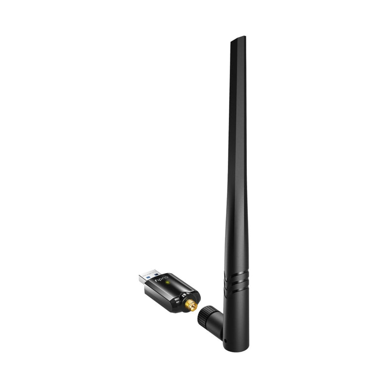 Load image into Gallery viewer, Cudy ac1300 wi-fi high-gain usb wlan adapter (zwart)
